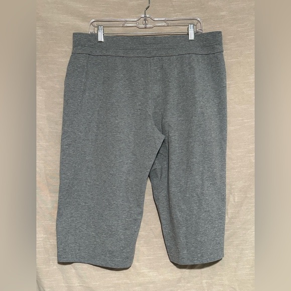 Danskin Now Women’s  Athletic Gray Bermuda Shorts - Picture 2 of 4
